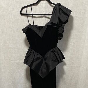 Vintage Velvet and Satin Party Dress